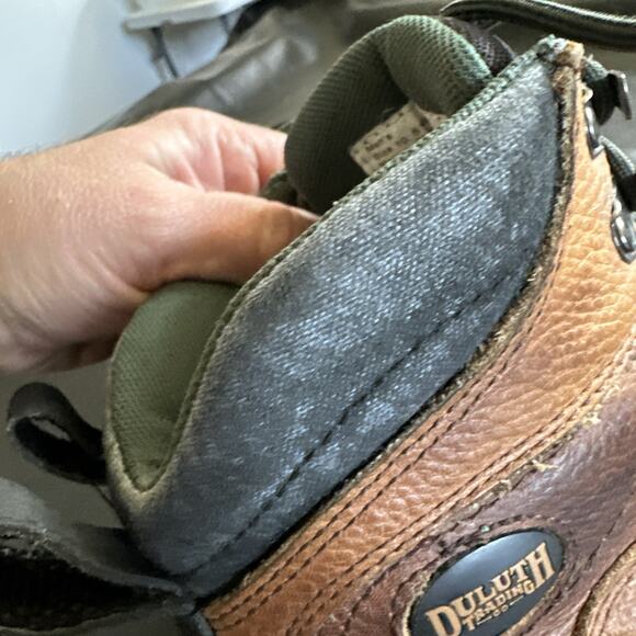 Duluth Trading Co. Snow Boots Mens Size 10.5 Wide Brown Leather Thinsulate BP main image 5